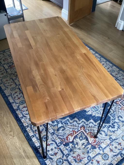  — Refurbished Solid Wood Breakfast Table
