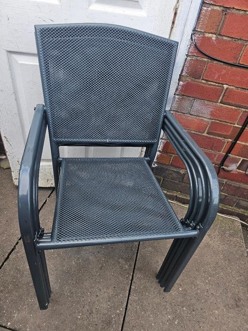 — Metal garden chairs x4  £10 each