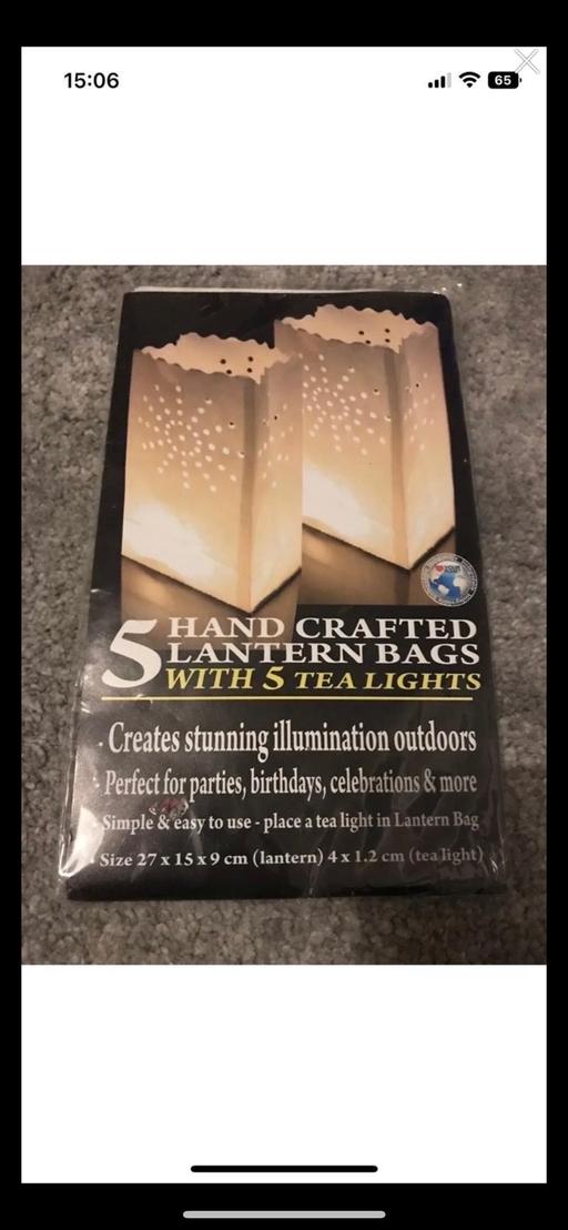  — Hands Crafted Candle Lantern Bags