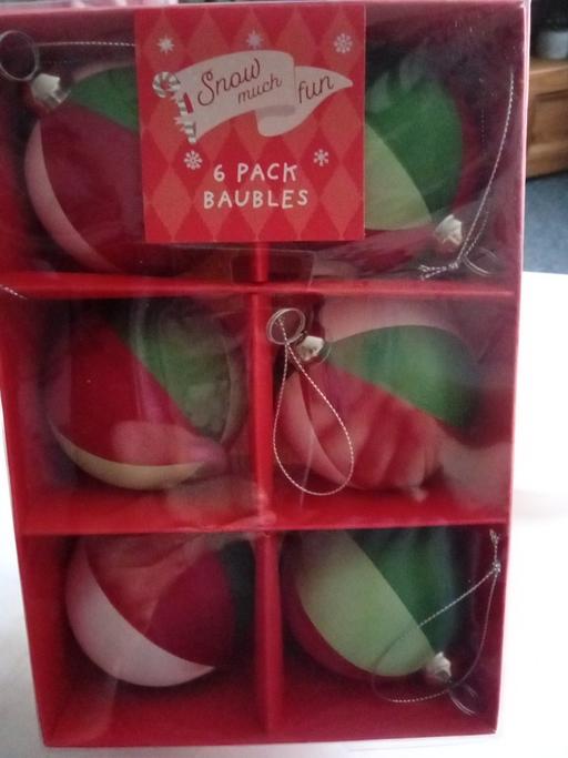  — new box of 6 BAUBLES