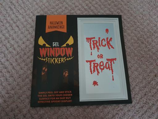  — halloween window reusable gel