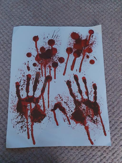  — halloween window reusable stickers