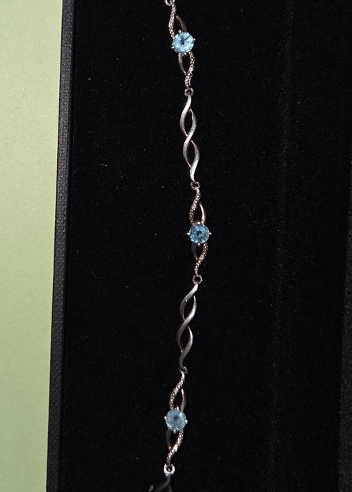  — TOPAZ & DIAMOND BRACELET