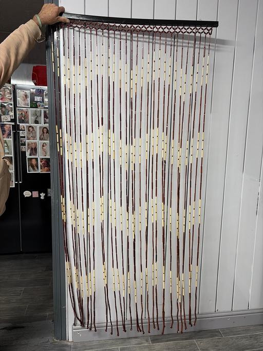 — Bamboo door curtain