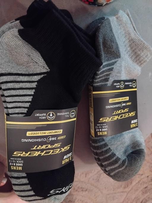  — sketchers sport arch support trainer socks