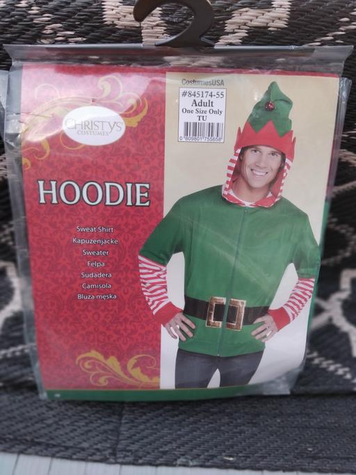  — elf adult fancy dress hoodie