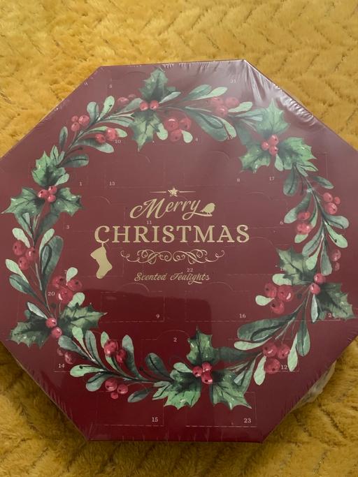  — Xmas advent calendar candles buyer collect