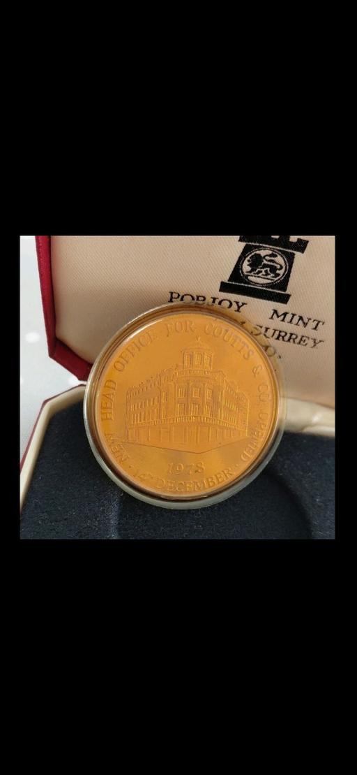  — Pobjoy Mint 1978 Coutts & Co Bronze Medal.