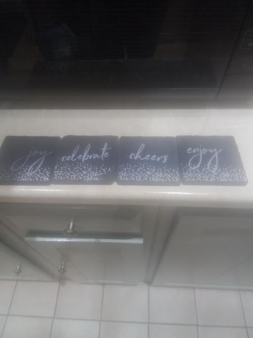  — FOUR PERFECT SLATE PLACE MATS