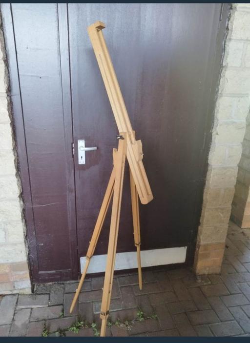  — Wooden Artist's Box with Brushes and Easel St