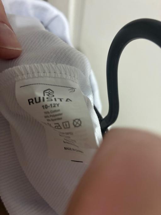 — Girls white jogging bottoms