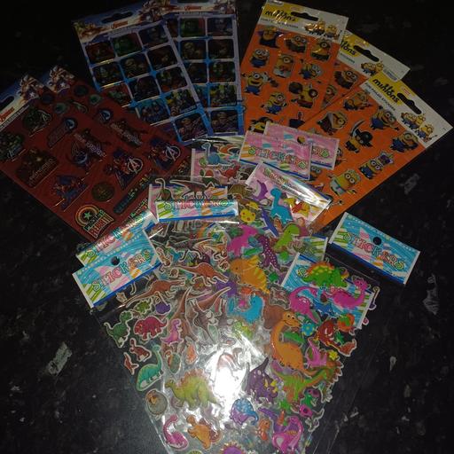 — sticker sheets. new