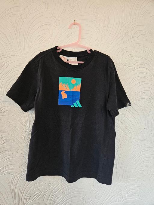  — Boys Black Adidas Top