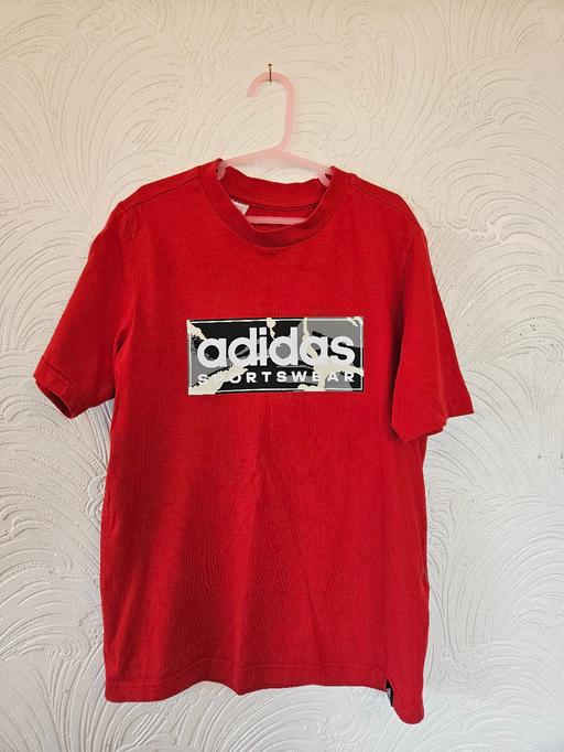  — Boys Red Adidas Top