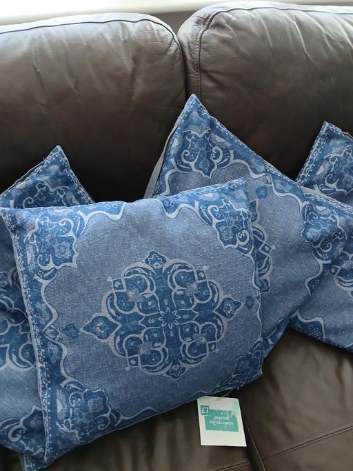 — 4 CUSHION  COVERS NEW UNUSED ORIENTAL COVERS 