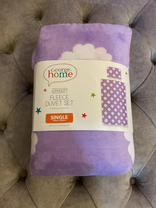  — Single Daisy Supersoft Fleece Duvet Set