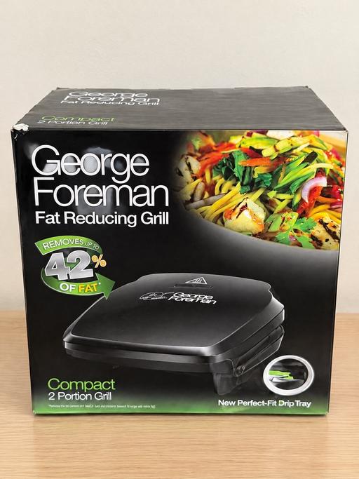  — George Foreman Compact 2 Portion Grill - New