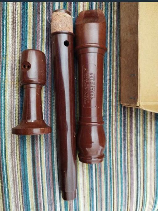  — Vintage Dolmetsch Descant Recorder – Brown Pl