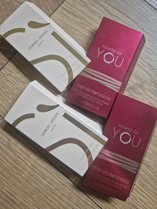  — 4×1.2ml travel mini fragrance armani si Power