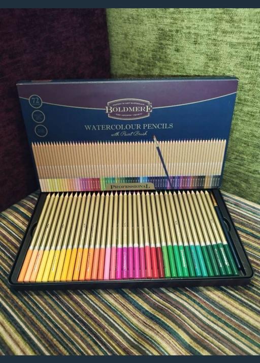  — Boldmere Watercolour Pencils, 72 Colours with