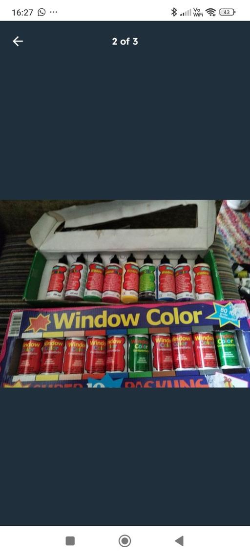  — Window Color Paint Set - Super 10 Packung, Go