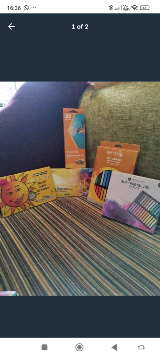  — Reeves Soft Pastel Sets and Oil Pastels – Bra