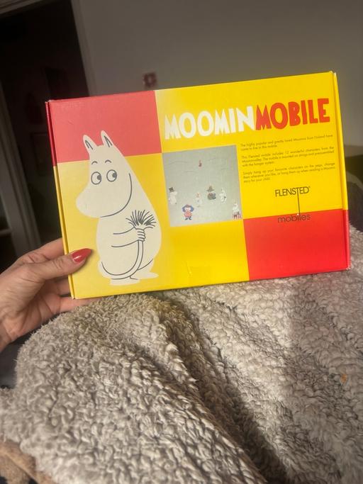  — Brand new wooden moomin mobile baby crib