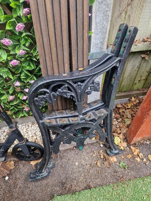  — cast iron bench
