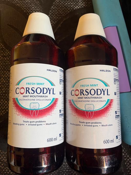  — New 2x Corsodyl Mouthwash 600ml each