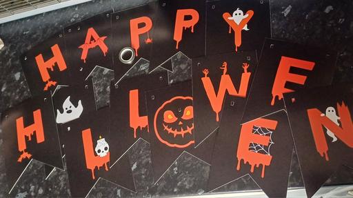  — happy halloween banner. new
