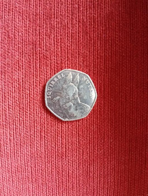  — squirrel nutkins 50p coin