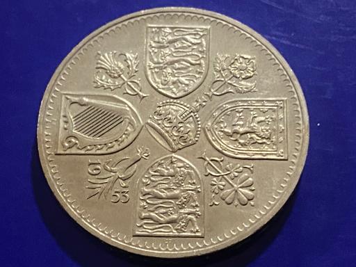  — Queen Elizabeth ii 5 shilling silver crown