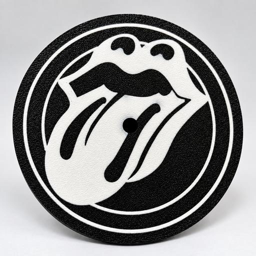  — A set of 4 Rolling Stones coasters with holde
