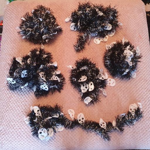  — halloween tinsel  x5 piece