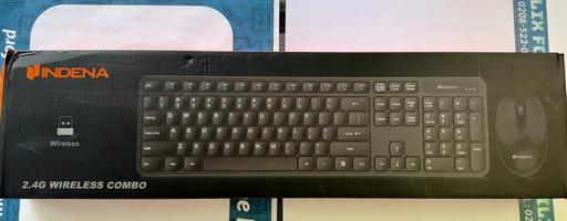  — INDENA 2.4G Black Edition Wireless Keyboard