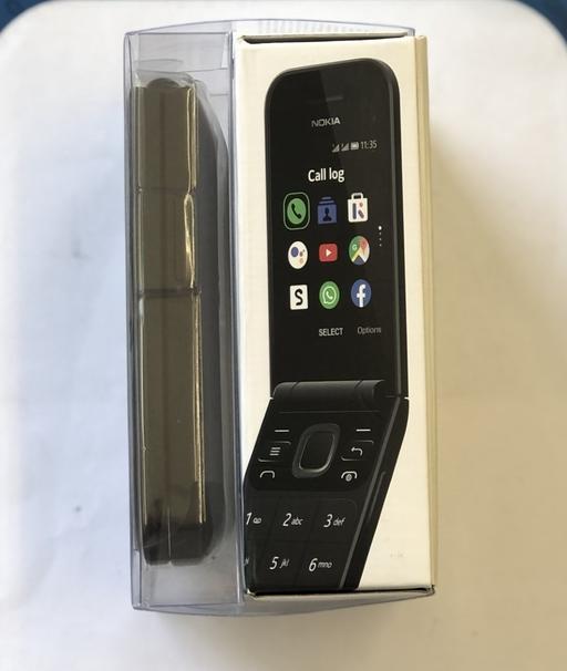  — Brand New Nokia 2720 Black Flip Phone 2G