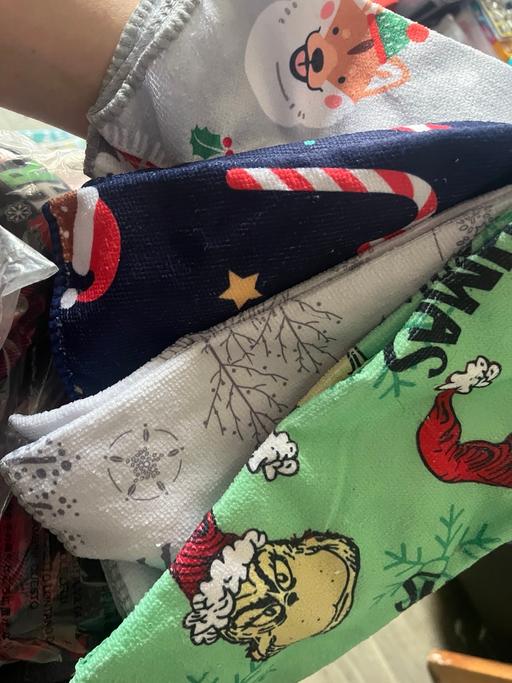 — Four pack Xmas tea towels
