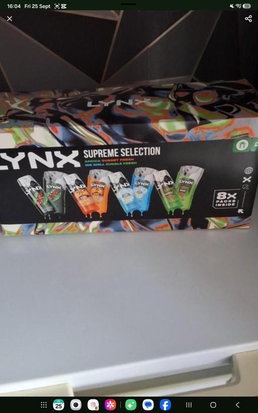  — lynx gift set... no offers..