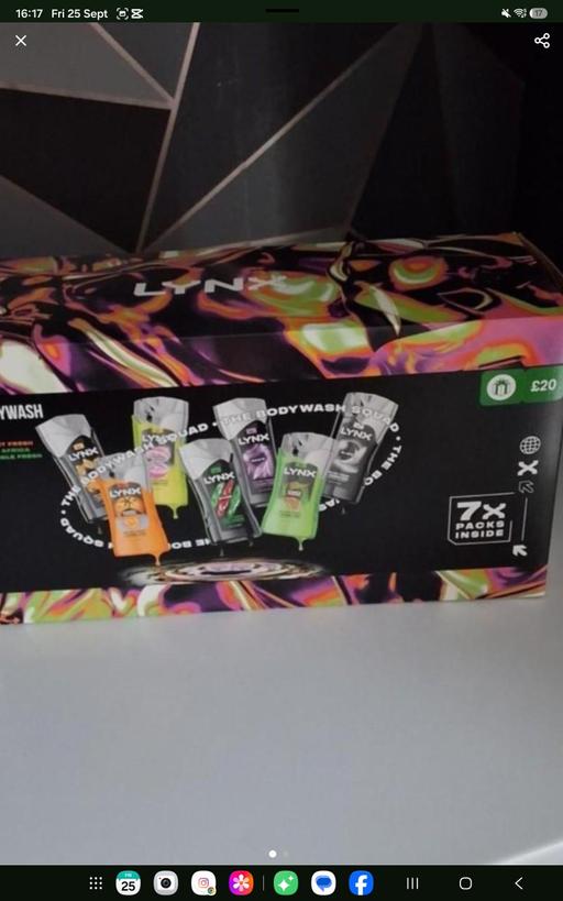  — lynx gift set.. no offers