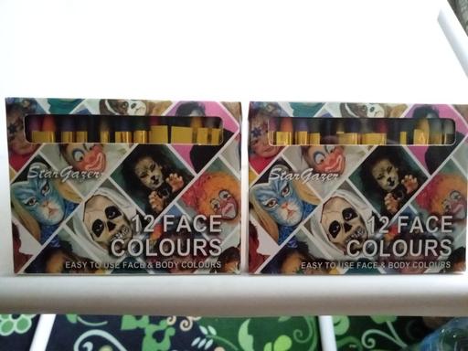  — 2 new packs of 12 FACE COLOURS