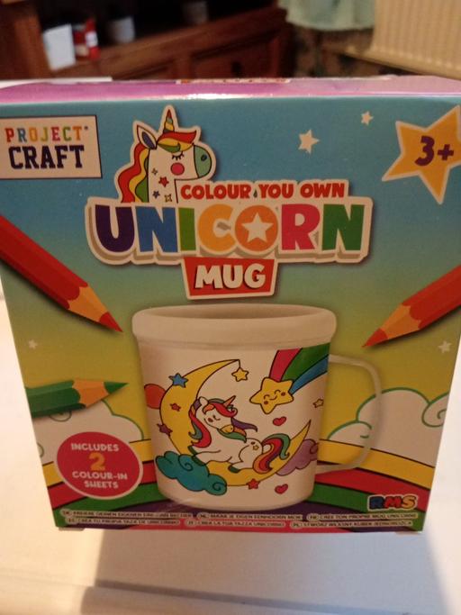  — brand new kids UNICORN MUG SET