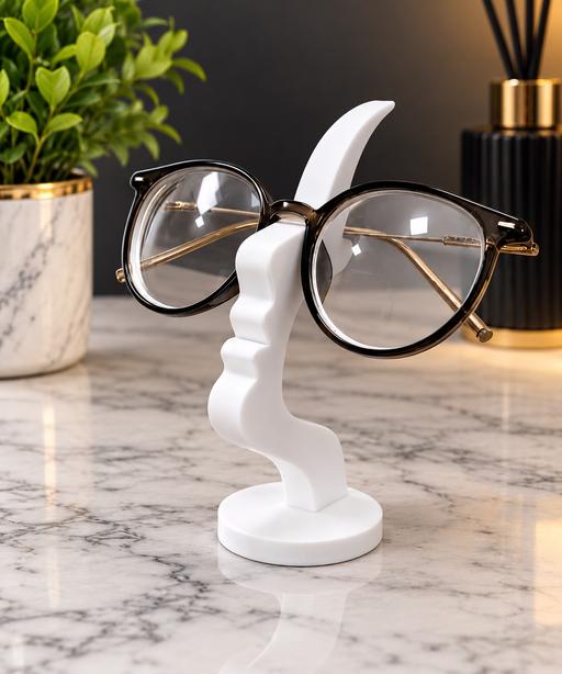  — Stylish White Glasses Holder