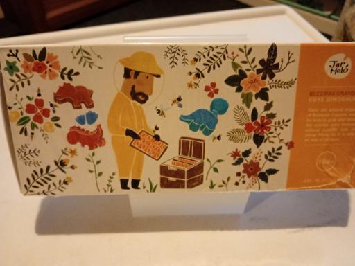  — brand new box of 12 BEESWAX CRAYONS