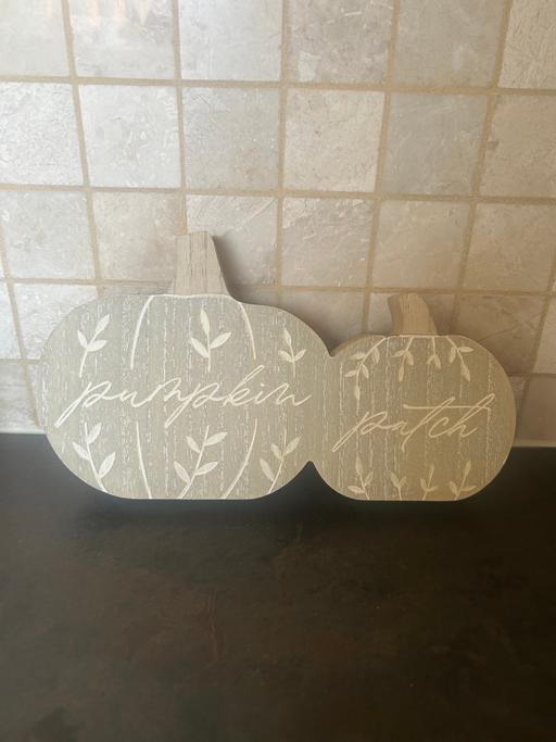  — Stacey Solomon Pumpkin Patch Sign