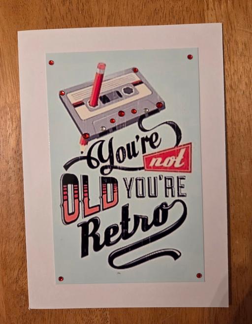  — HANDMADE RECTRO CARD