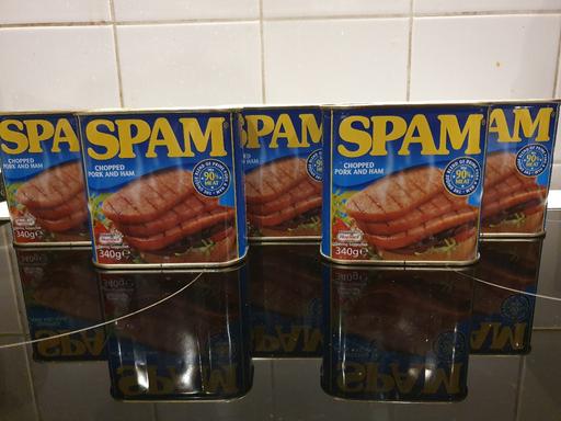  — spam 340g tins x 5