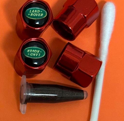  — Land Rover Tyre valve caps with grease