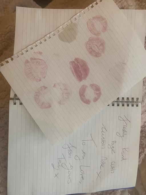  — Custom love letter note ☺️