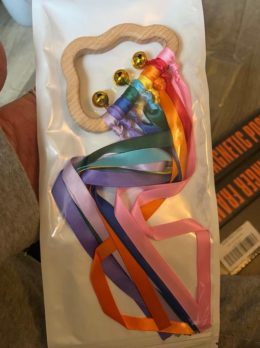  — New sensory teether rattle ribbon