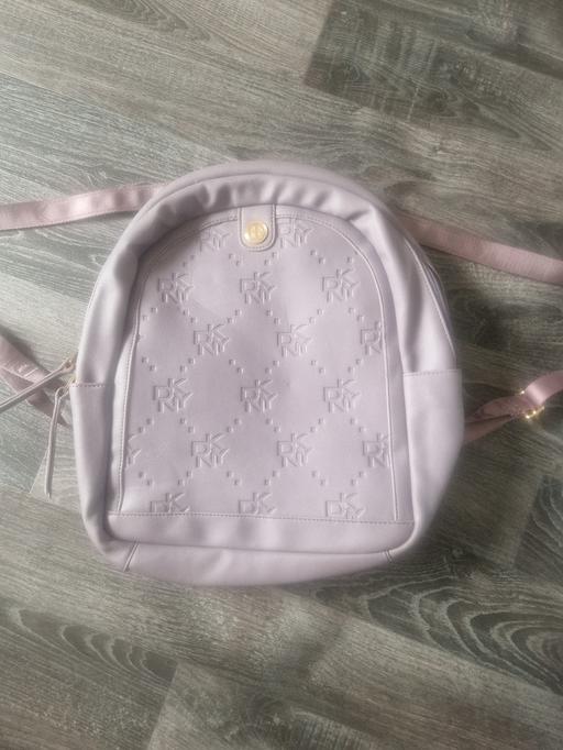  — DKNY mauve back pack, large